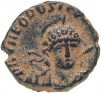 Купить Римская империя, Феодосий II, 408-450 годы, центенионалий.