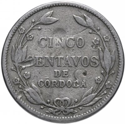 купить Никарагуа 5 сентаво (centavos) 1934