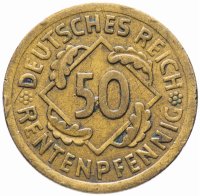 купить Германия (Веймарская республика) 50 рейхспфеннигов 1924 "А"