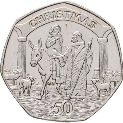 купить Гибралтар 50 пенсов (pence) 2003 Рождество