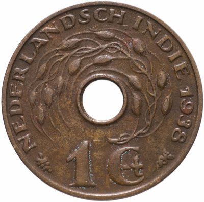 купить Голландская Ост-Индия 1 цент (cent) 1938
