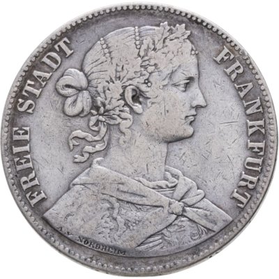 купить Германия, Франкфурт 1 союзный талер (vereinstaler) 1860
