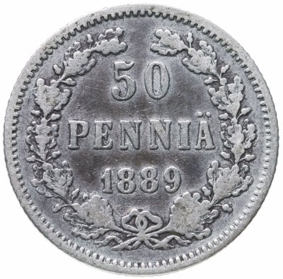 купить 50 пенни 1889 L, для Финляндии