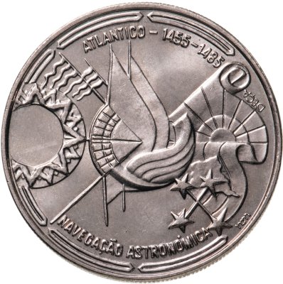 купить Португалия 100 эскудо (escudos) 1990 "Золотой век открытий - Астронавигация"