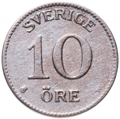 купить Швеция 10 эре 1918