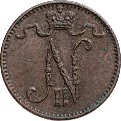 купить 1 пенни (penni) 1913 Российская Финляндия