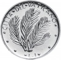 купить Ватикан 1 лира 1974
