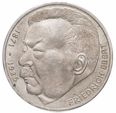 купить Германия 5 марок (deutsche mark) 1975 50 лет со дня смерти Фридриха Эберта