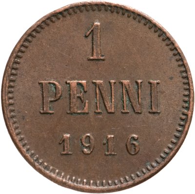 купить 1 пенни (penny) 1916