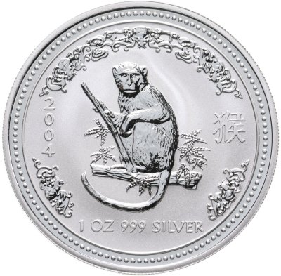 купить Австралия 1 доллар 2004 "Восточный календарь. Год обезьяны"