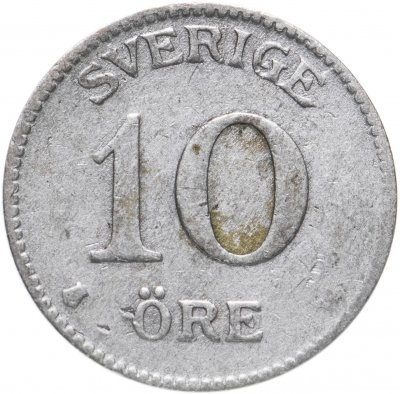 купить Швеция 10 эре (ore) 1919