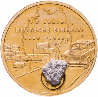 купить Медаль ФРГ "10 лет объединения Германии 1989-1999" / "50 лет Федеративной Республике Германия"