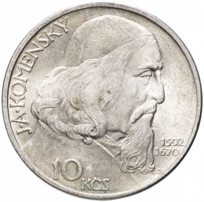 купить Чехословакия 10 крон (korun) 1957 "Ян Амос Коменский"
