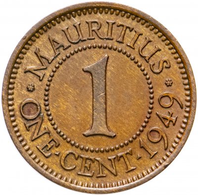 купить Маврикий 1 цент (cent) 1949