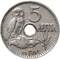 купить Греция 5 лепт 1912
