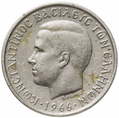 купить Греция 1 драхма (драхмн, drachma) 1966