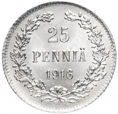 купить 25 пенни (pennia) 1916 S