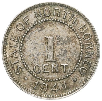 купить Северное Борнео 1 цент (cent) 1941