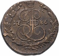 Купить 5 копеек 1786 КМ