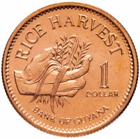 купить Гайана 1 доллар (dollar) 1996