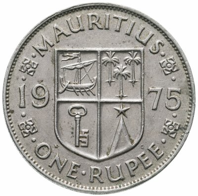 купить Маврикий 1 рупия 1975