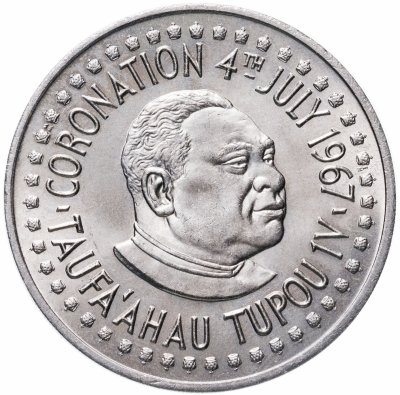 купить Тонга 1 паанга (pa'anga) 1967 "Коронация Тауфа’ахау Тупоу IV"