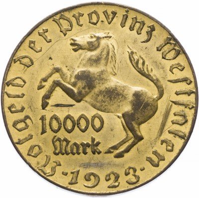 купить Германия, Вестфалия 10000 марок 1923 "Генрих Фридрих Штейн"
