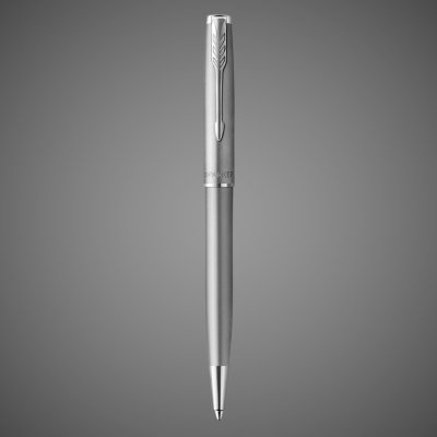 купить Шариковая ручка Parker Sonnet Stainless Steel CT, толщина линии M, цвет чернил черный, в подарочной упаковке, Металлы: нержавеющая сталь, палладий, пластик, 2026 г.