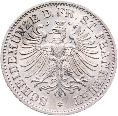 купить Германия (Франкфурт) 6 крейцеров 1866