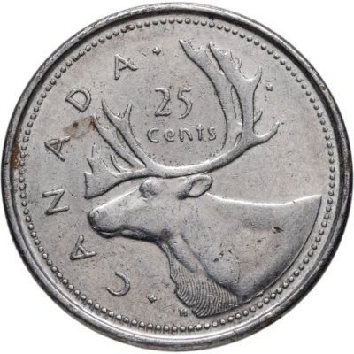 купить Канада 25 центов (cents) 2002 "50 лет правления Королевы Елизаветы II"