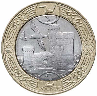 купить Остров Мэн 2 фунта (pounds) 2017