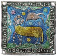 Купить Остров Ниуэ 2 доллара 2014 "Всемирное наследие - агнец Божий", в футляре с сертификатом