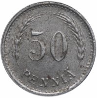 купить Финляндия 50 пенни (случайный год) 1943-1948 стальные