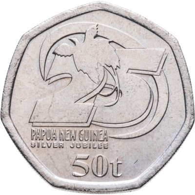 купить Папуа - Новая Гвинея 50 тойя (toea) 2000 "25 лет Независимости"