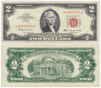 купить США 2 доллара 1963 (Pick 382a)