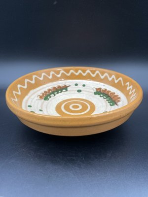 купить Тарелка с растительным декором, керамика, СССР, 1960-1990 гг.