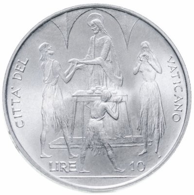 купить Ватикан 10 лир (lire) 1968