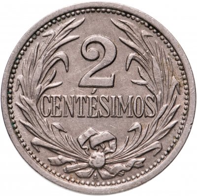 купить Уругвай 2 сентесимо (centesimos) 1936