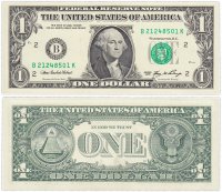 Купить США 1 доллар 2006 (Pick 523a) B-Нью Йорк