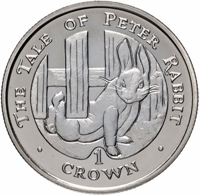 купить Гибралтар 1 крона (crown) 1996 "Кролик Питер"