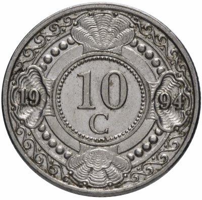 купить Нидерландские Антильские острова 10 центов (cents) 1989-2016, случайная дата