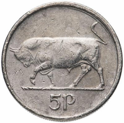 купить Ирландия 5 пенсов (pence) 1992-2000, случайная дата