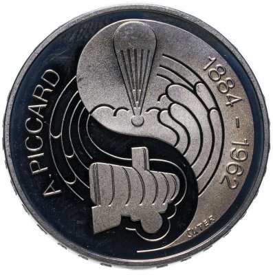 купить Швейцария 5 франков (francs) 1984 "100 лет со дня рождения Огюста Пикара"