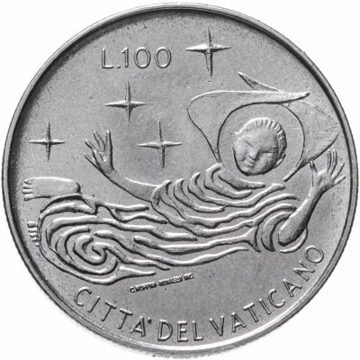 купить Ватикан 100 лир (lire) 1969