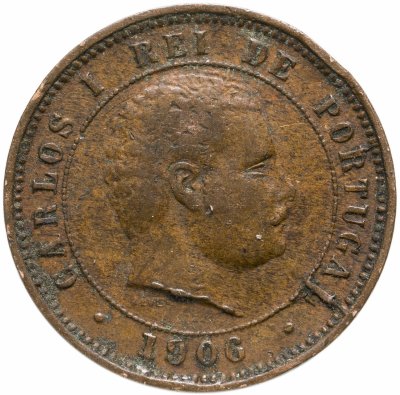 купить Португалия 5 рейс (reis) 1906