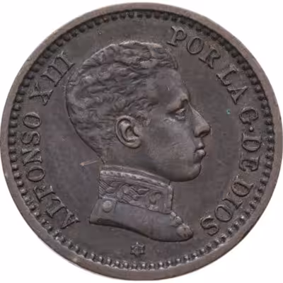 купить Испания 2 сентимо (centimos) 1905