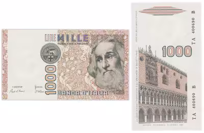 купить Италия 1000 лир 1982 года