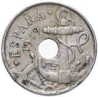 купить Испания 50 сентимо 1949