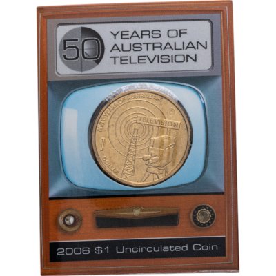 купить Австралия 1 доллар (dollar) 2006 C "50 лет австралийскому телевидению"
