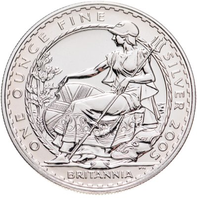 купить Великобритания 2 фунта (pounds) 2005 Britannia (Британия)